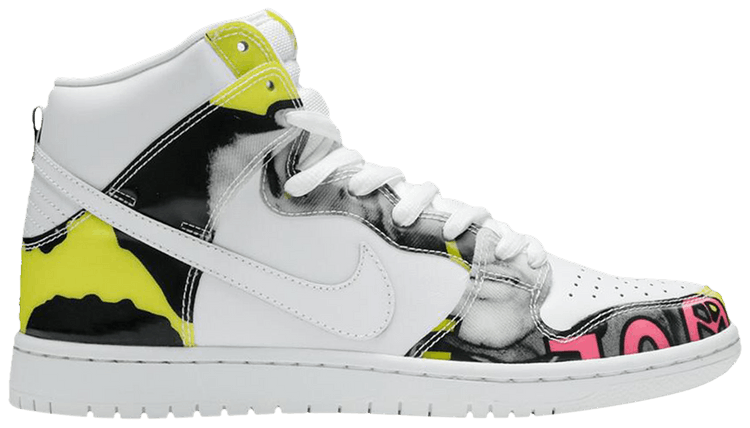 

Кроссовки Nike Dunk High Premium SB QS 'De La Soul' Special Box, белый