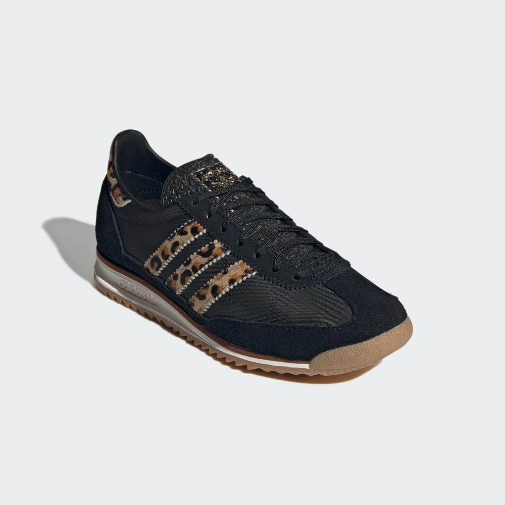 Кроссовки Adidas SL 72 OG Shoes, цвет Preloved Brown/Core Black/Gum — фото 4