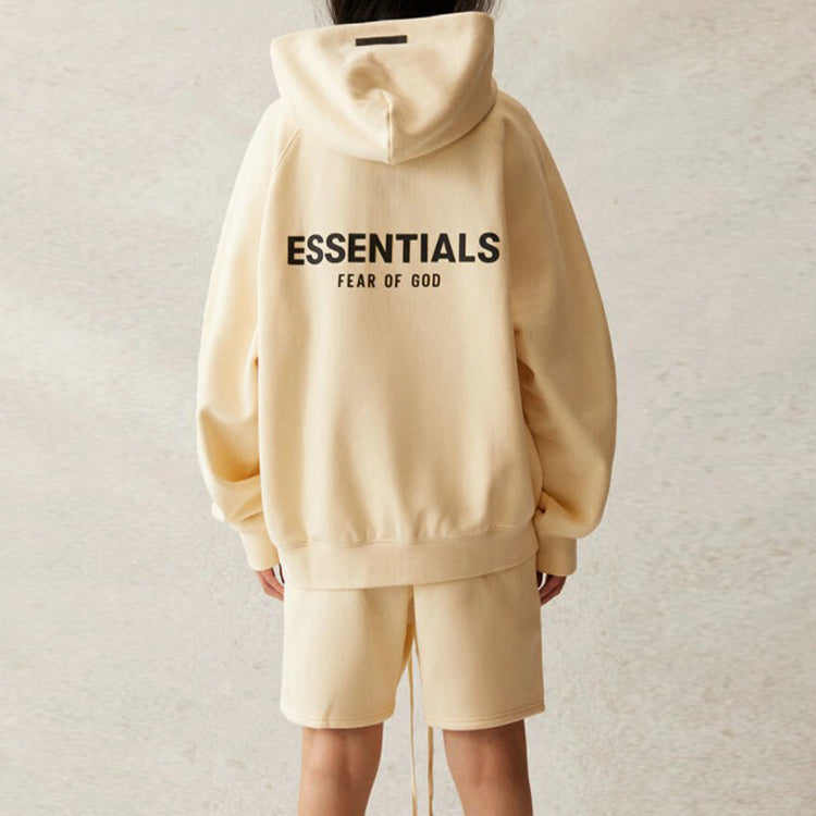 Худи Fear of God Essentials SS21 Pull-Over Hoodie 'Buttercream' FOG-SS21-574 — фото 4