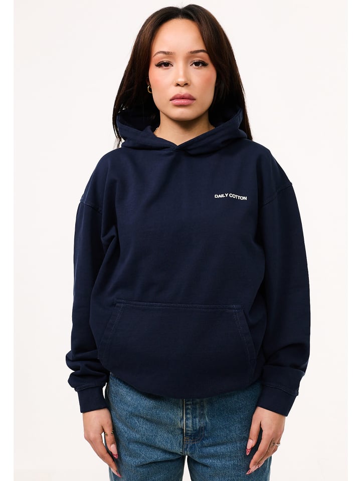 

Толстовка DAILY COTTON, цвет navy washed