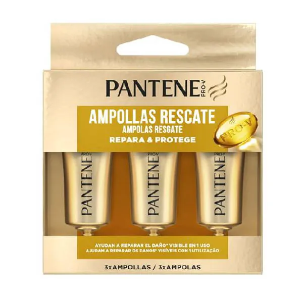 

Лечение для борьбы с признаками агрессии Ampollas Rescate 1 Minuto Pantene, 3 UD