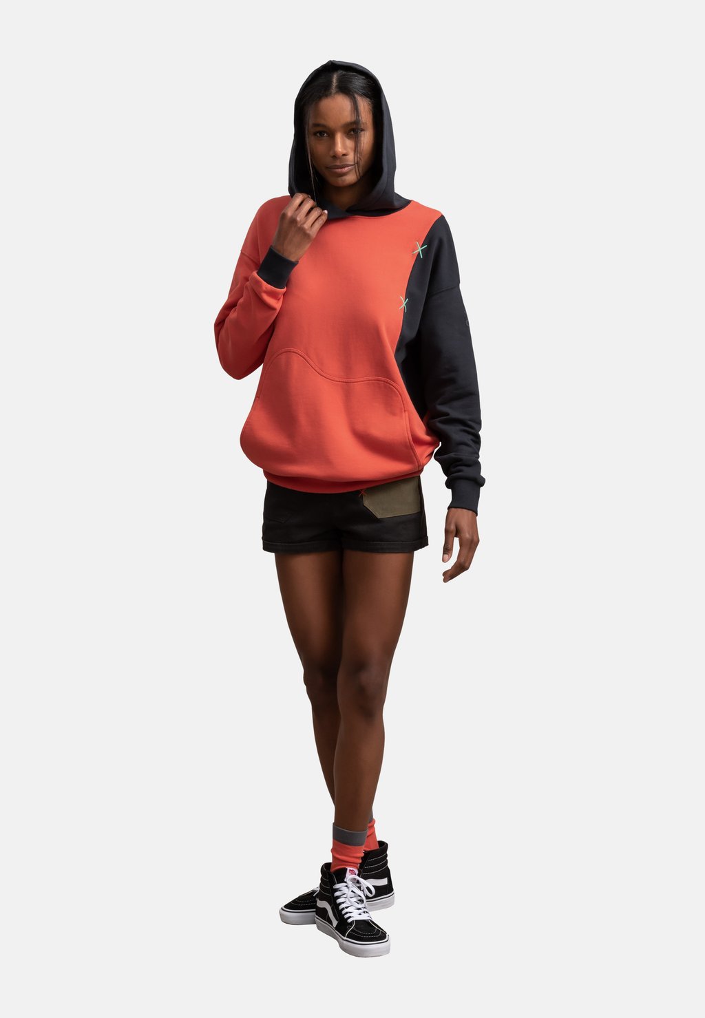 

Толстовка с капюшоном UNISEX DESIGN REGULAR FIT KAFT, лососевый
