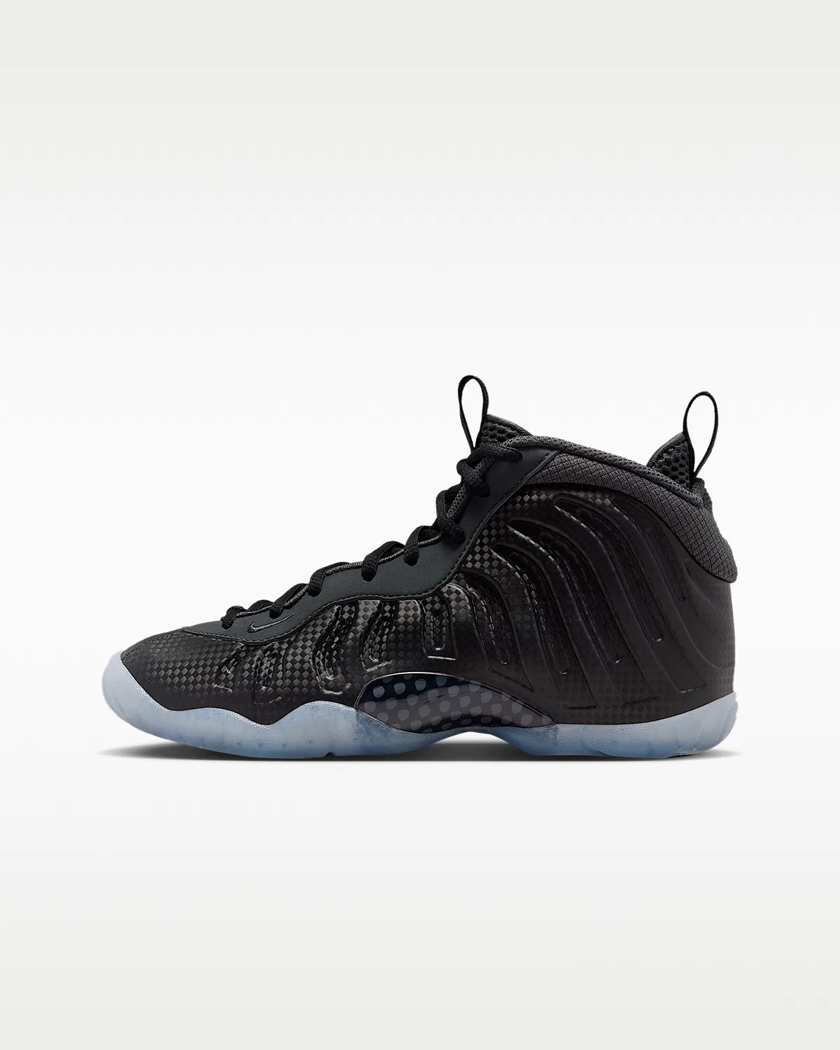 Кроссовки Nike Little Posite One для детей, Black/Black/Dark Smoke Grey/Black