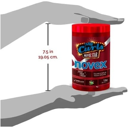 Маска для волос Meus Cachos De Cinema Ultraprofunda от Embelleze 1 кг, Novex — фото 3