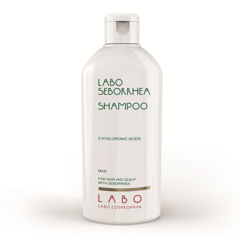 

Шампунь против себореи с 3 гиалуроновыми кислотами для мужчин seborrhea shampoo for man Labo, 200 мл