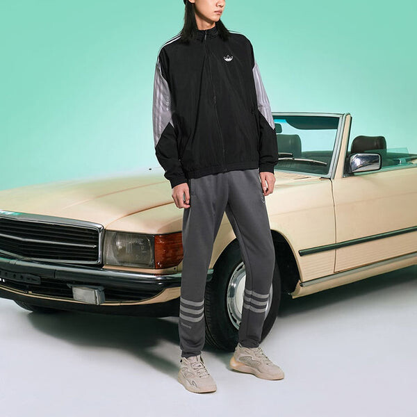 Штаны оригинальные спортивные штаны sprt Adidas, серый — фото 2