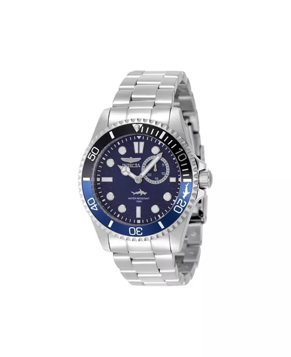 

Мужские кварцевые многофункциональные часы для дайвинга 49278 с синим циферблатом Invicta, silver