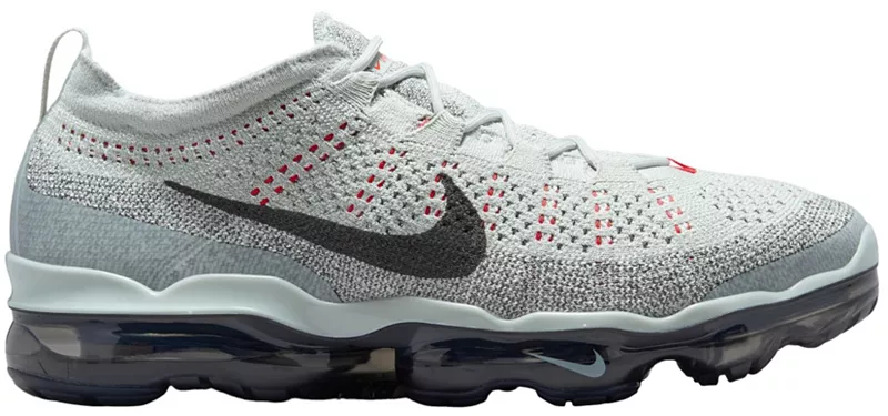 

Мужские кроссовки Nike Air Vapormax 2023 FlyKnit, цвет Silver/Grey/Picante Red