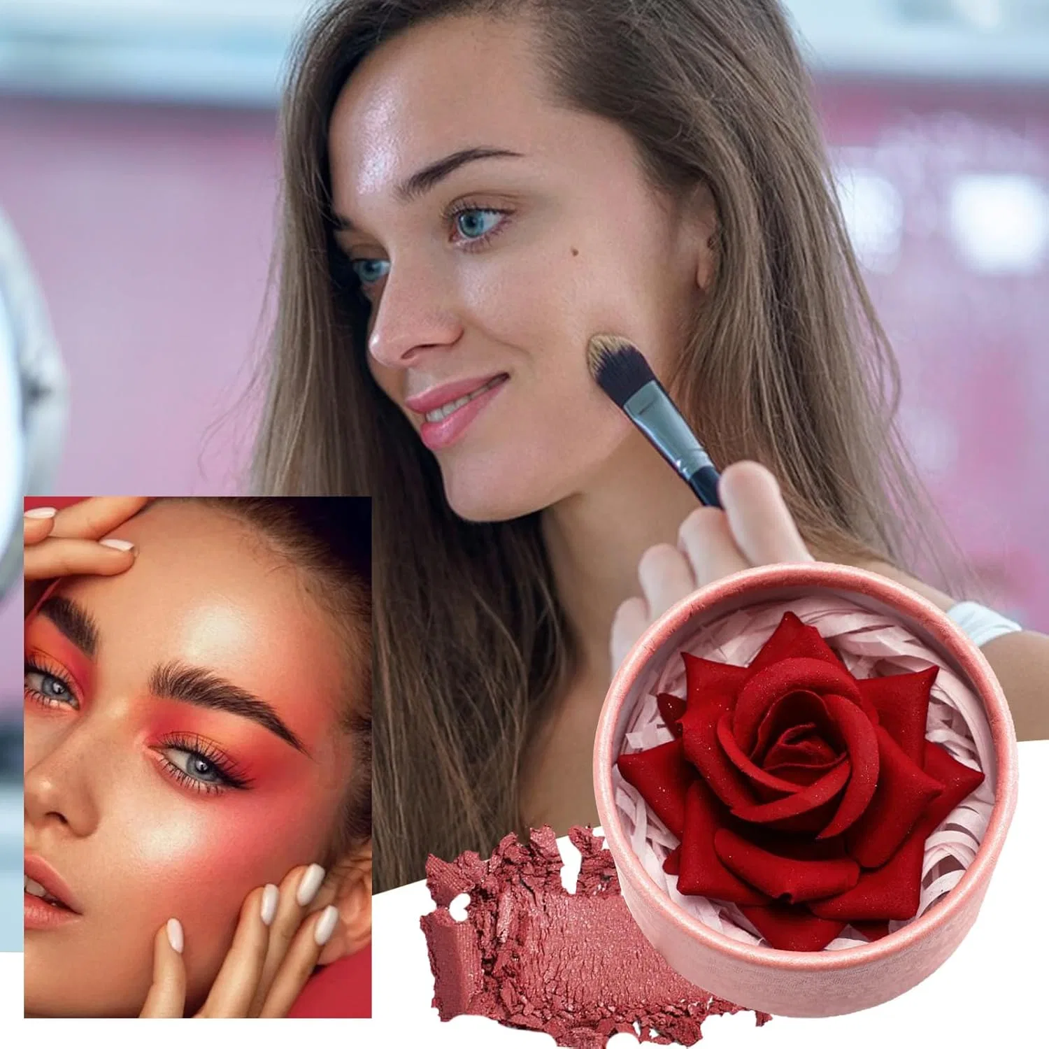 Румяна 3D Rose Petal Rouge, 0.02 кг — фото 3