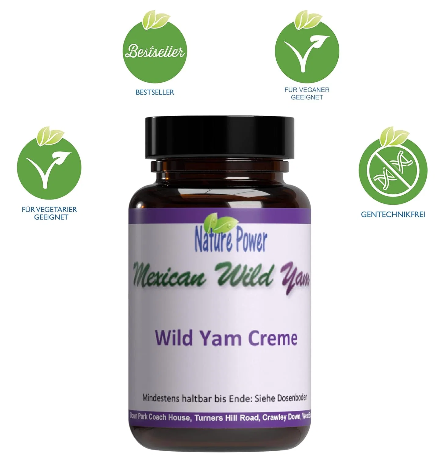 Крем с диким ямсом «Mexican Wild Yam Cream» от Nature Power, 100 мл Nature Power — фото 3