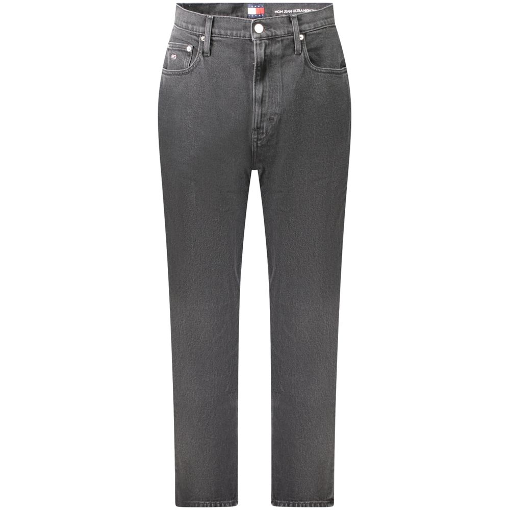 

Черные хлопковые женские джинсы Tommy Hilfiger