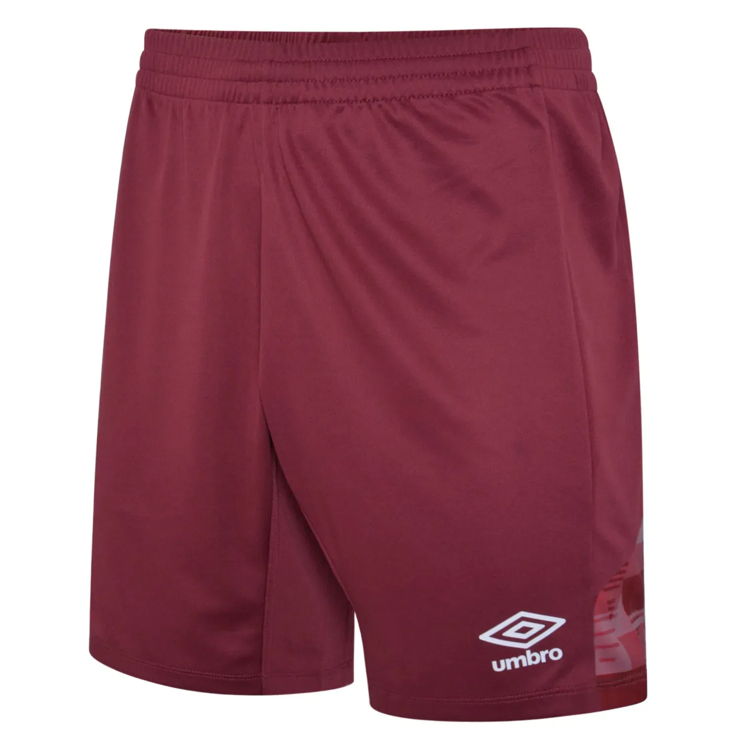 Шорты с графическим принтом Umbro, бордовый