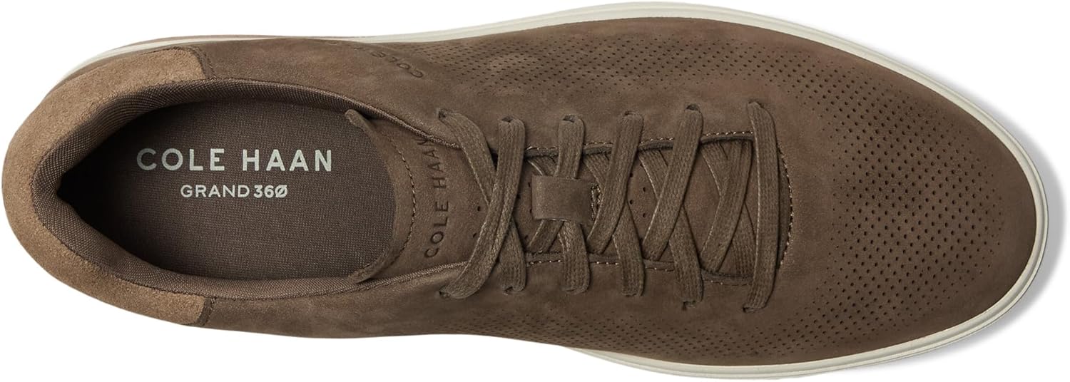 Мужские кроссовки Cole Haan Grandpro Angleace, Morel Nubuck/Irish Coffee/Silver Birch — фото 3