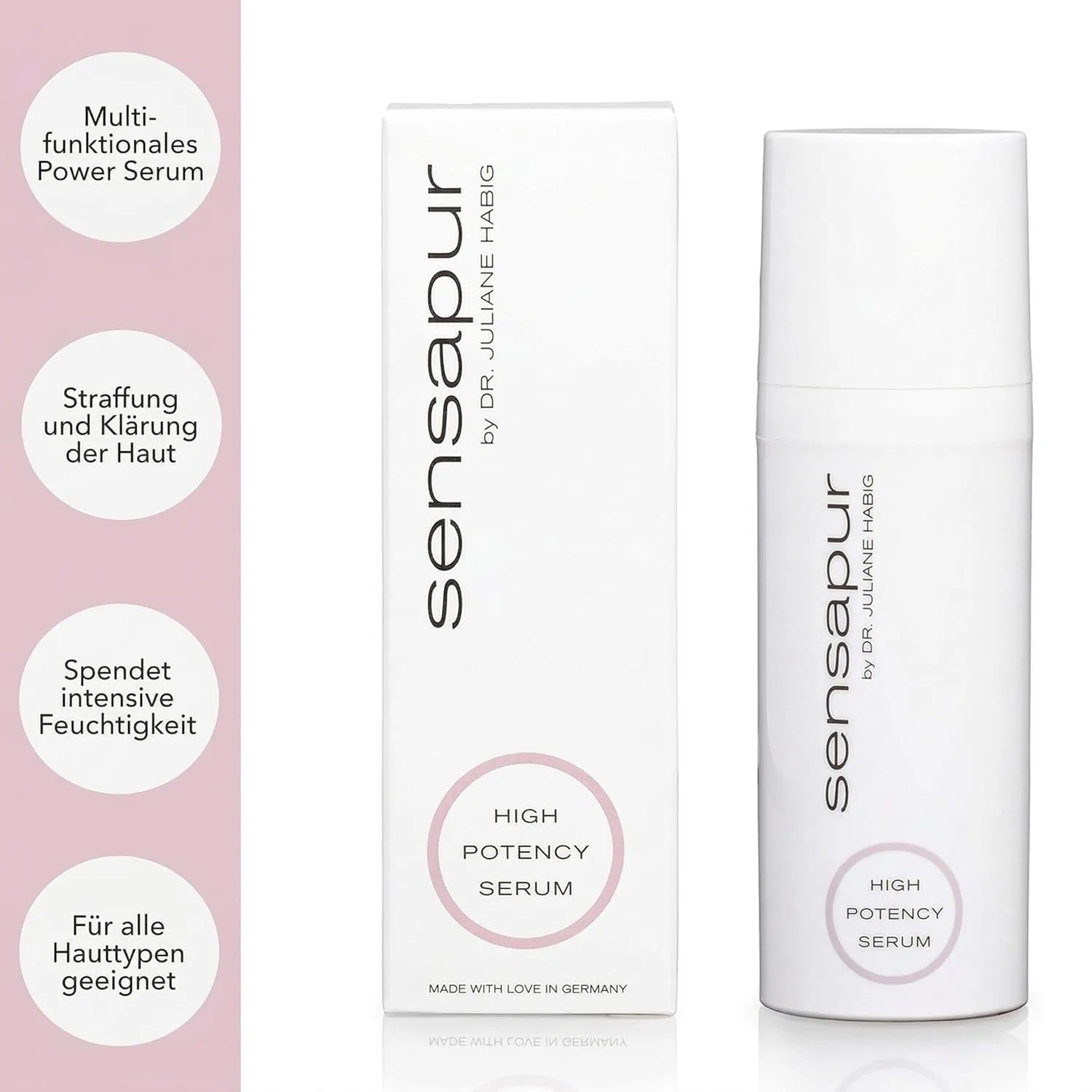 Бустер Sensapur — Антивозрастная «High Potency Serum» с ниацинамидом, витамином С и гиалуроновой кислотой от, 50 мл — фото 2