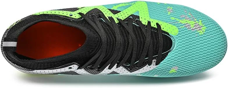 

Мужские футбольные бутсы с шипами, высокие футбольные ботинки с шипами, молодежные профессиональные спортивные футзальные кроссовки, футбольные кроссовки Generic, синий