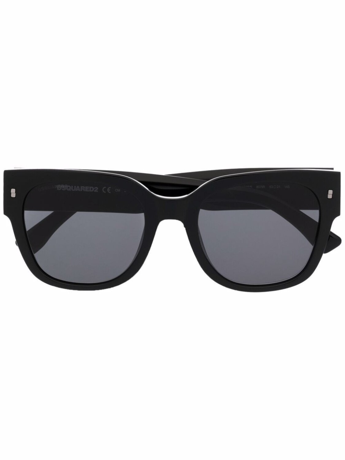 

Dsquared2 Eyewear солнцезащитные очки с тисненым логотипом, черный