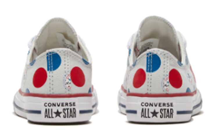 Кеды Converse Chuck Taylor All Star Polka Dots 'White Blue Red', красный — фото 4