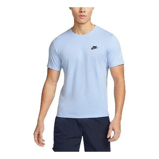 

Футболка Nike Front Logo T-shirt 'Sky Light Blue', синий