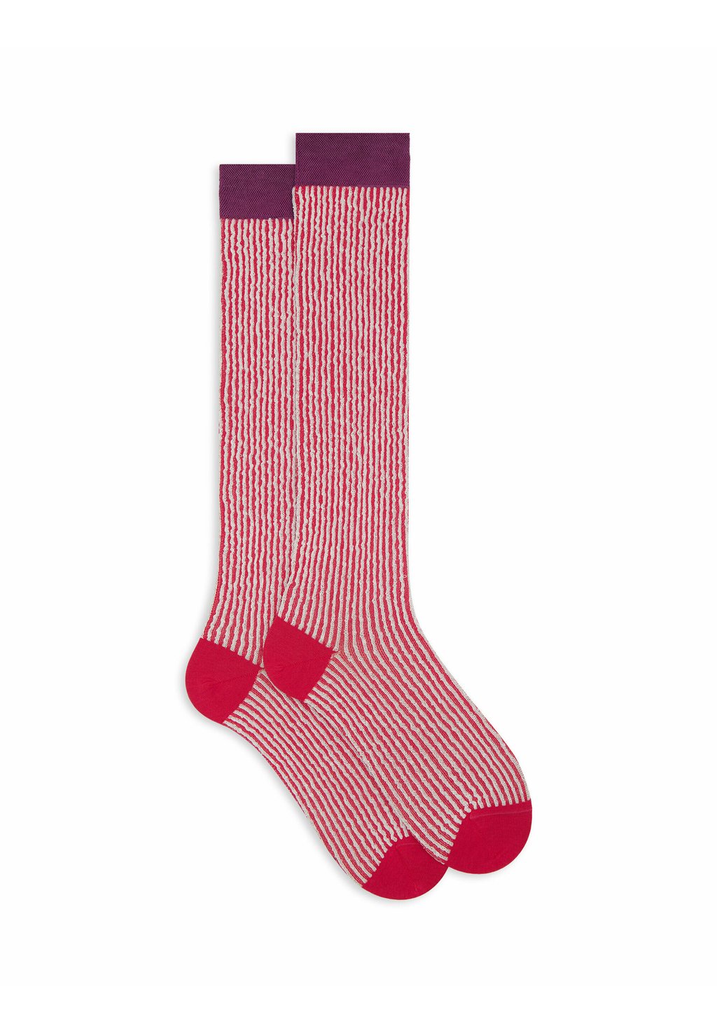 

Носки WITH SEERSUCKER MOTIF Gallo, цвет Ciliegia Bianco