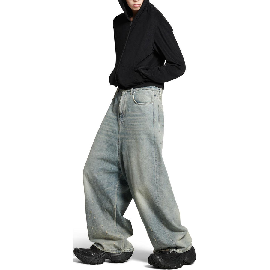Спортивные брюки (WMNS) Balenciaga Low Crotch Pants 'Light Blue', синий — фото 3