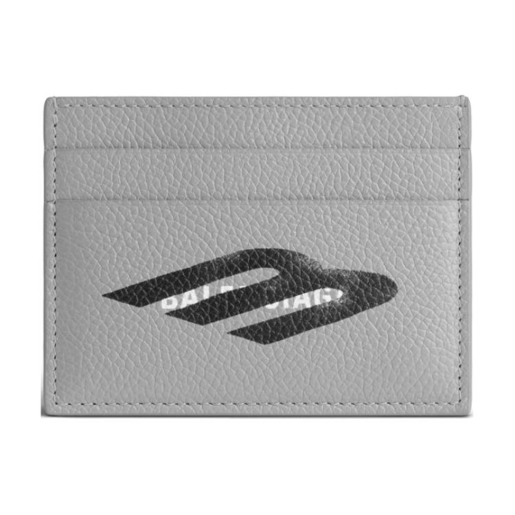 

Balenciaga Мужской держатель для карт из зернистой телячьей кожи Cash, серый