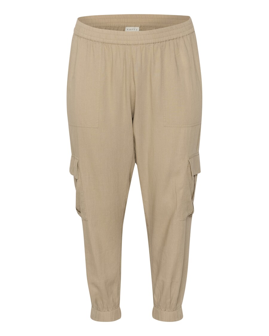 

Брюки-карго KAFFE CURVE Loose fit Cargo Pants Mille, песочный