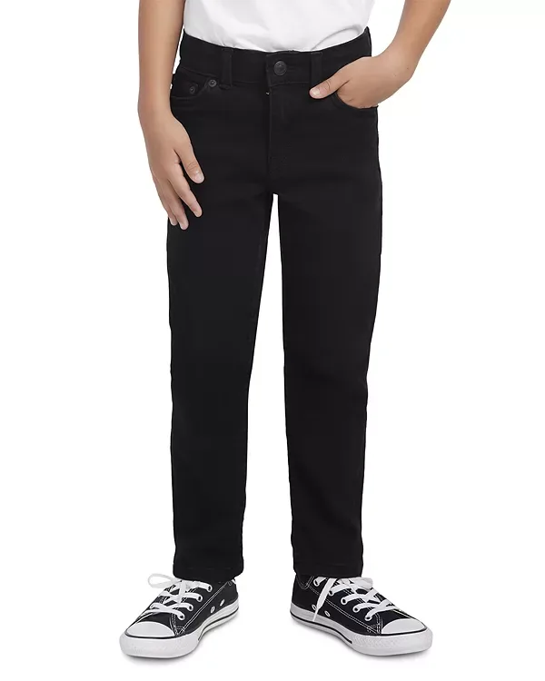 Джинсы 502 Strong Performance Regular Taper для маленьких детей Levi'S, Black — фото 3