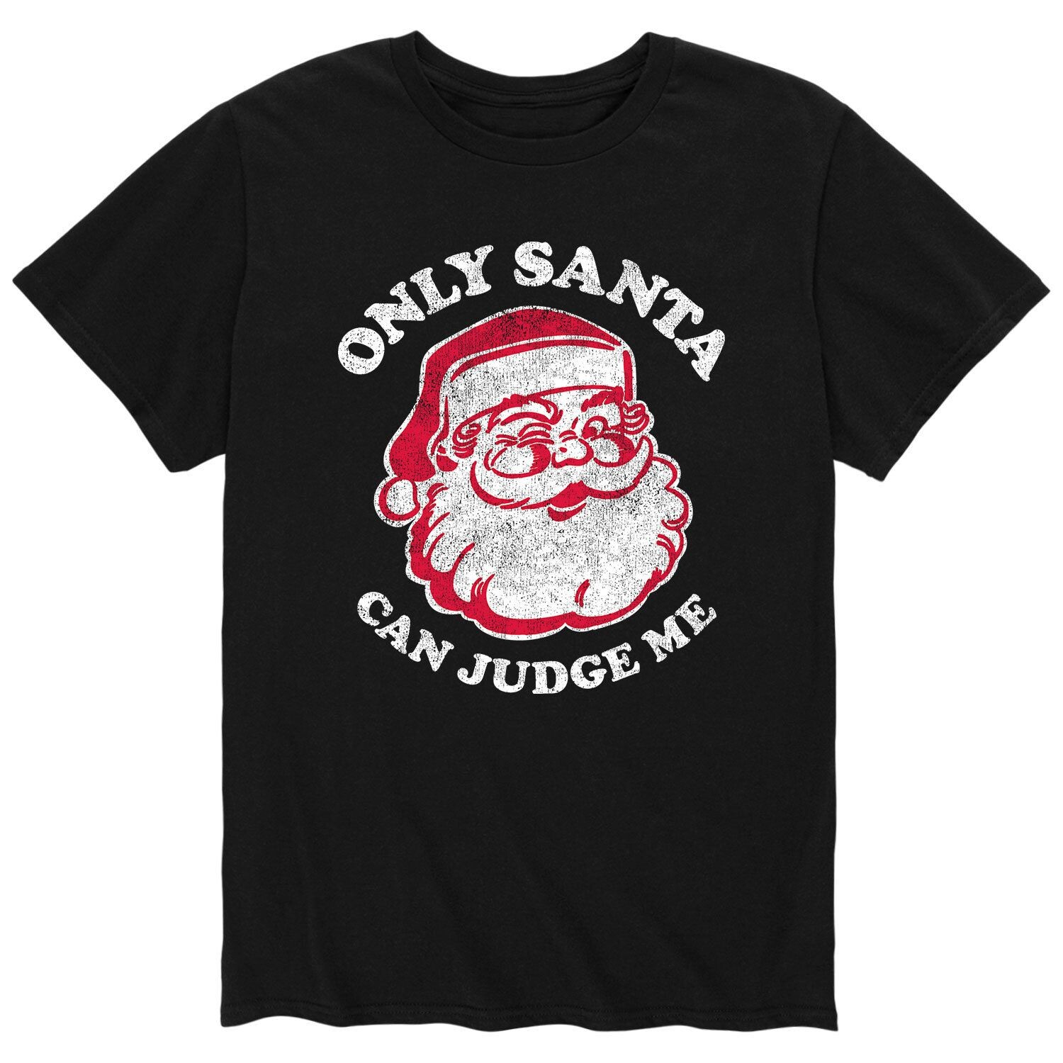 

Мужская футболка Only Santa Can Judge Me Licensed Character