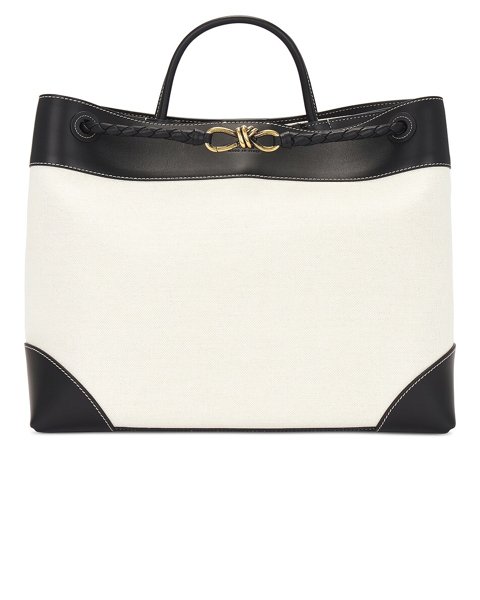 

Большая сумка Andiamo Bottega Veneta, цвет Natural & Black