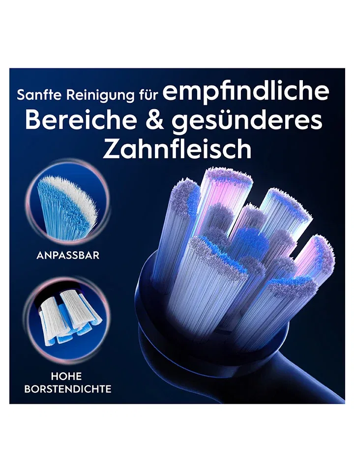 Набор сменных насадок Oral-B iO Sanfte Reinigung черный — фото 3