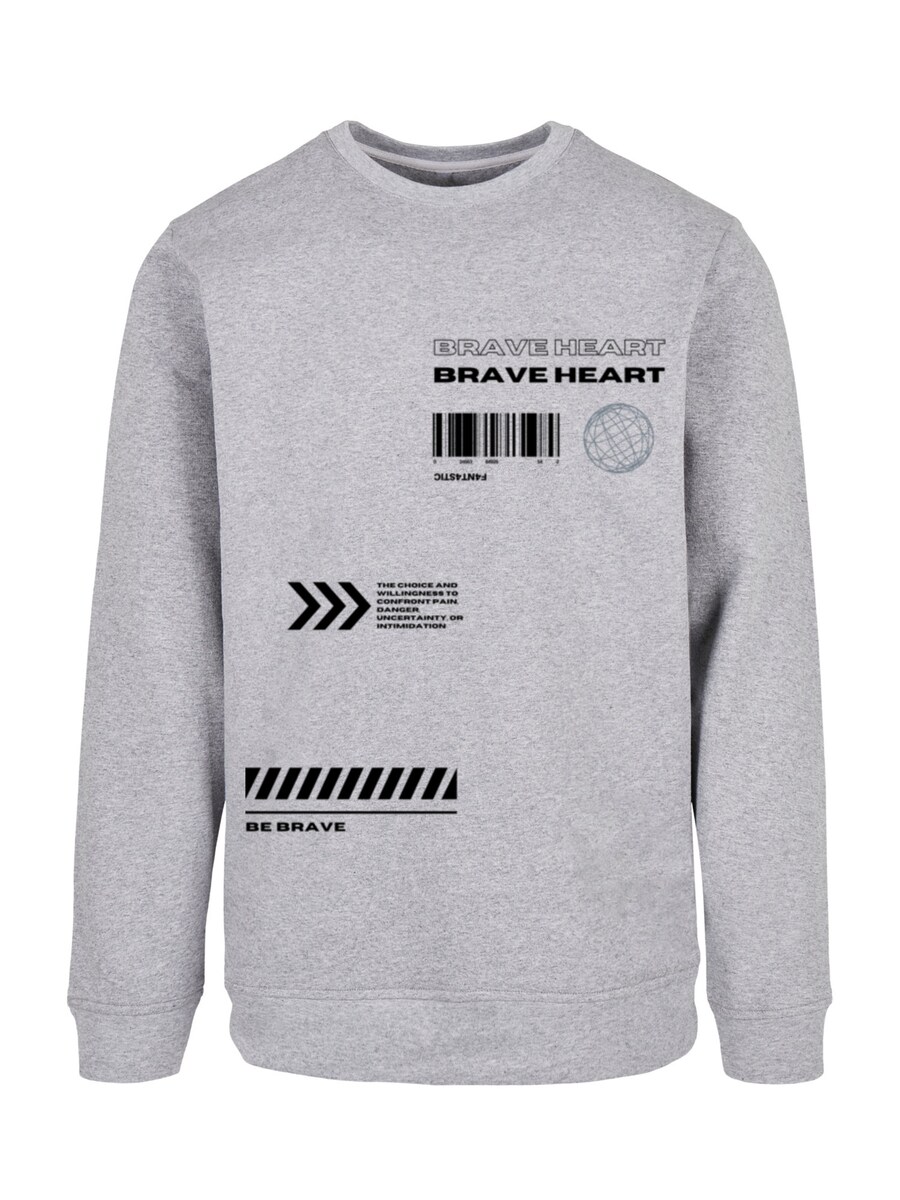 

Свитер F4NT4STIC Sweatshirt Brave Heart, серый