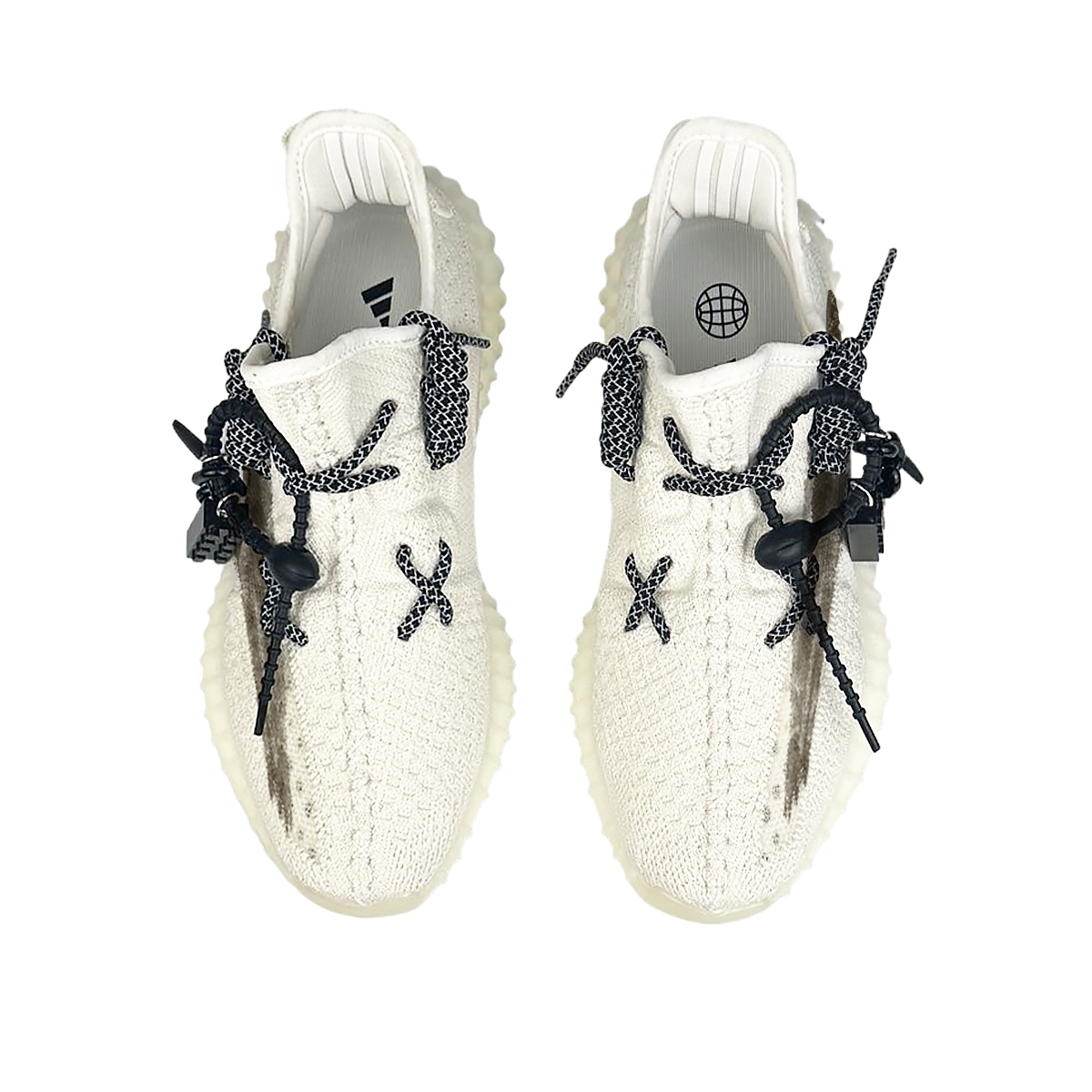 Yeezy Boost 350 V2 Быстросохнущие Низкие Кроссовки Повседневные Унисекс Белый Кофейный Цвет Adidas Originals — фото 4