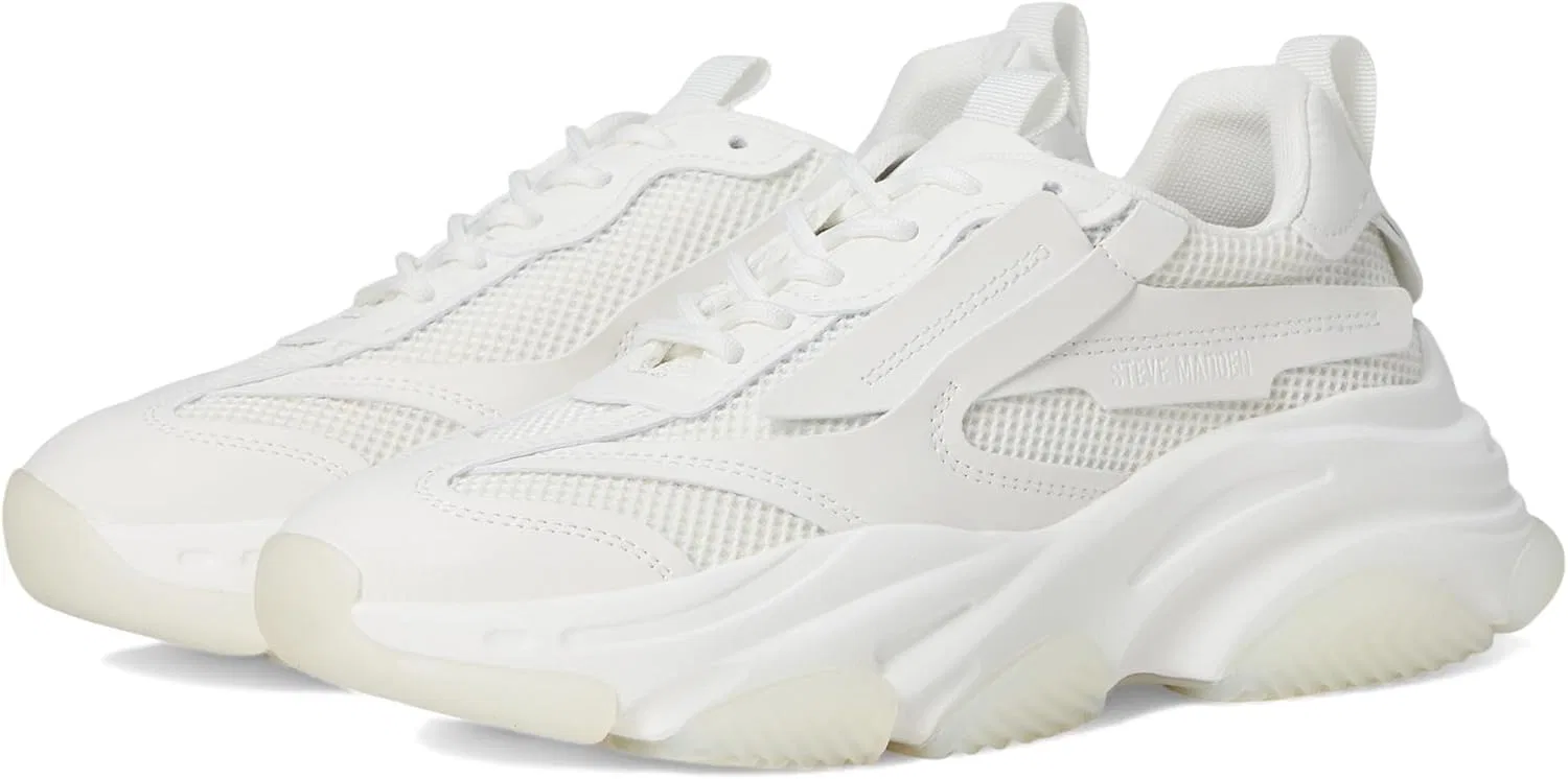 Кроссовки Steve Madden Men's Owned Trainers, White