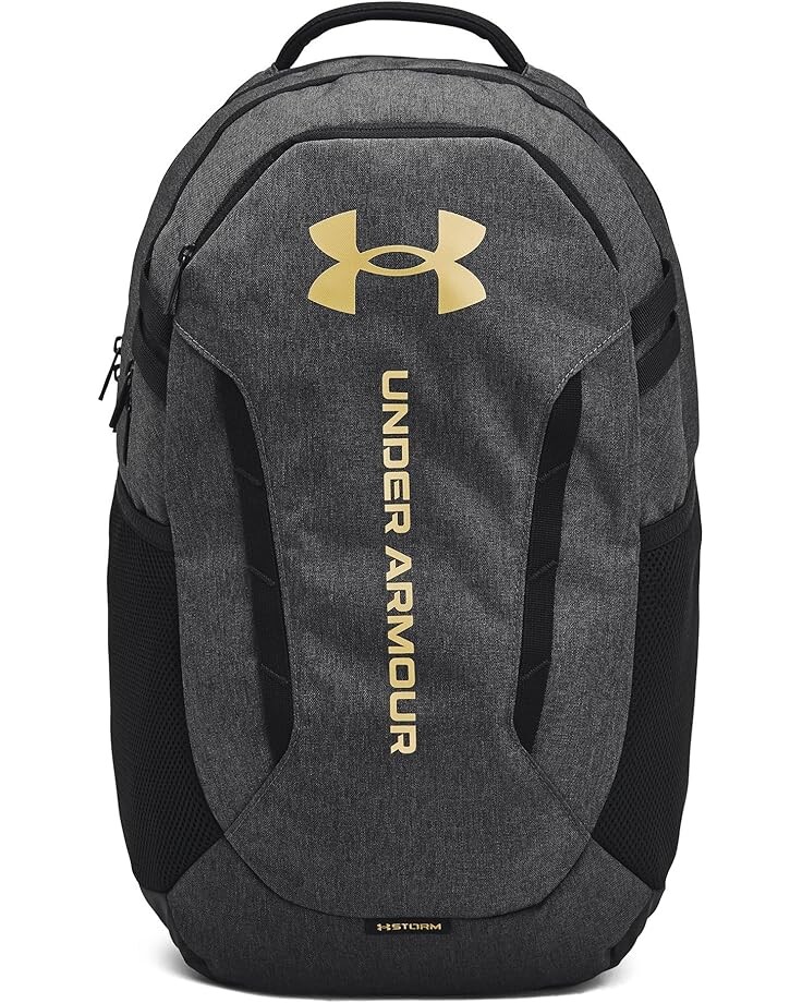 

Рюкзак Unisex Under Armour Hustle 6.0 Backpack, цвет Black Full Heather/Black/Metallic Gold