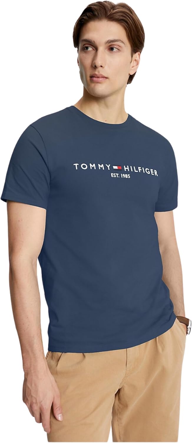 

Мужская футболка с короткими рукавами и принтом Tommy Hilfiger, Slate Blue (1985), Синий, Мужская футболка с короткими рукавами и принтом Tommy Hilfiger, Slate Blue (1985)