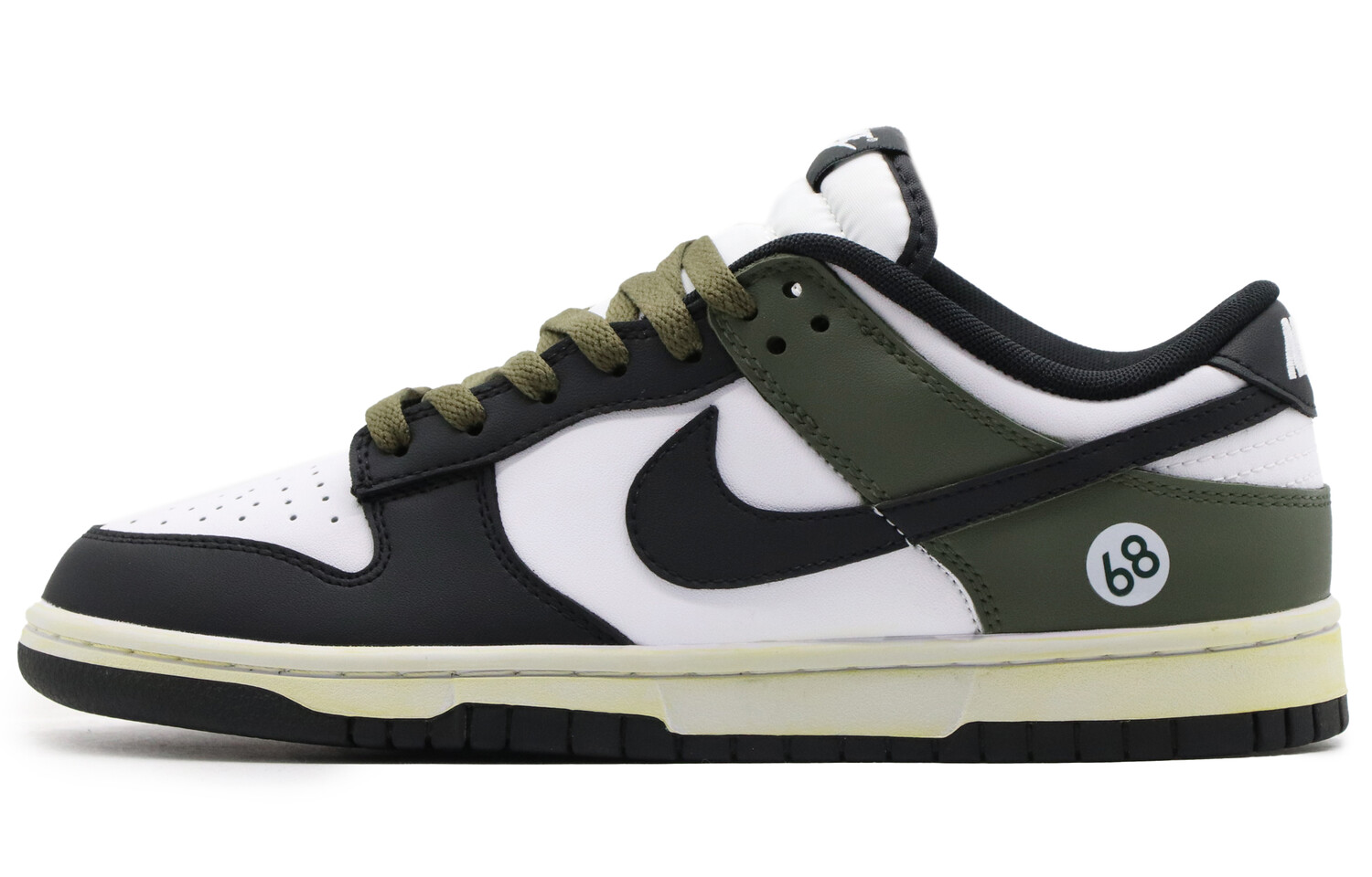 

Кроссовки Nike Dunk Skateboard Shoes Men Low-Top Black Green
