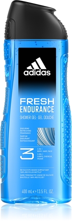 

Освежающий гель для душа 3 в 1 Adidas Fresh Endurance, 400 ml