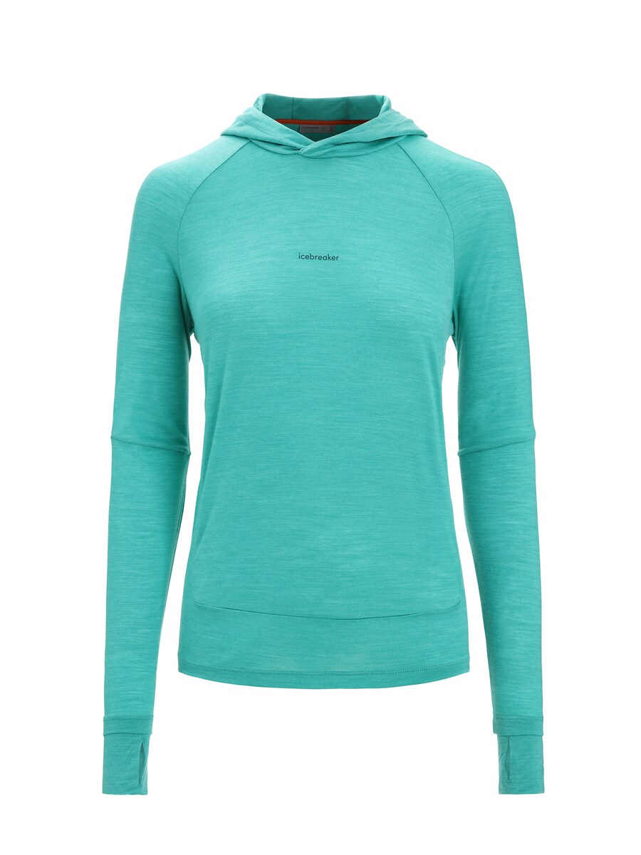 

Свитер с капюшоном на молнии ICEBREAKER Athletic Sweatshirt, цвет jade