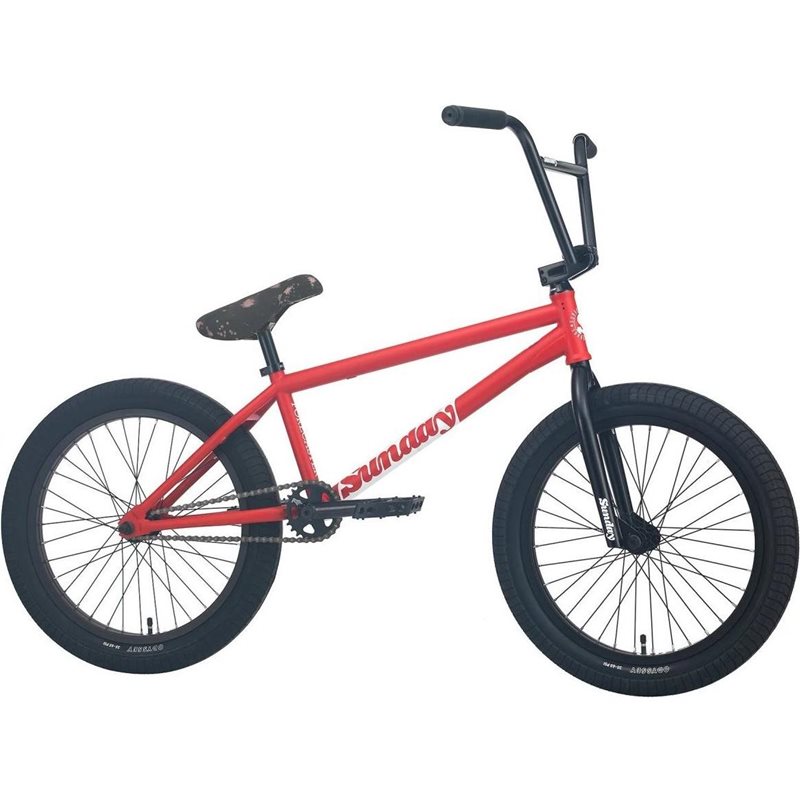 

Велосипед BMX Sunday Forecaster Silva 20", матовый огненно-красный