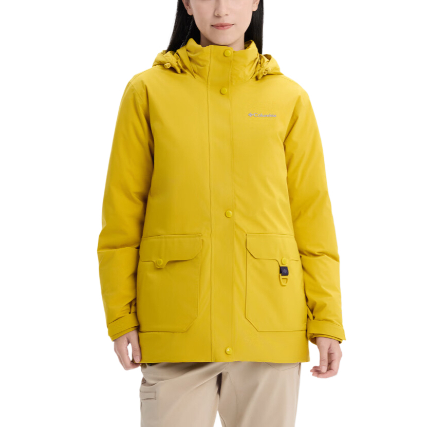 

Columbia Водонепроницаемая и теплая ветровка женская, Mist Yellow