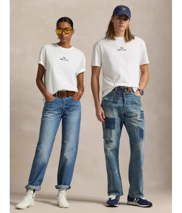 Футболка Classic fit Polo Ralph Lauren, белый — фото 3