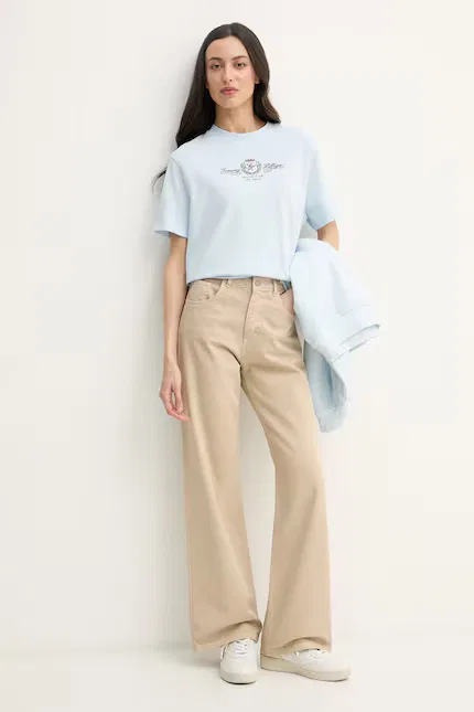 Футболка с коротким рукавом свободный крой Tommy Hilfiger, синий — фото 2