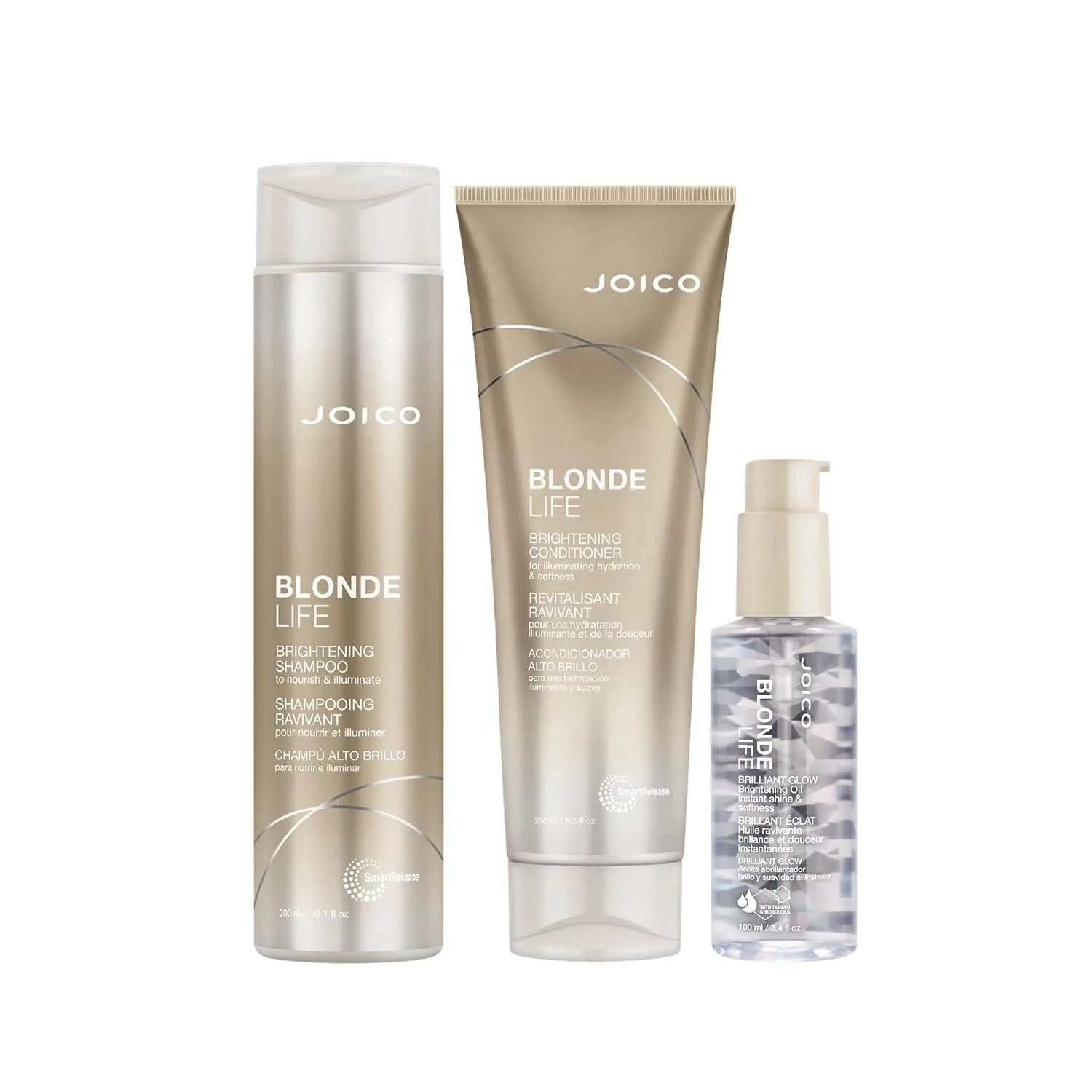 Набор для осветления волос Joico Blonde Life | Для светлых волос | Увлажнение и мягкость | Придает мягкость и гладкость | Без сульфатов | С маслом монои и таману