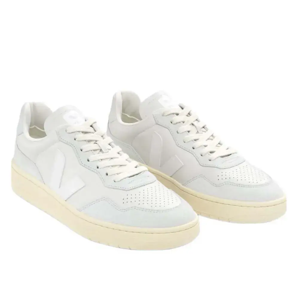 Кроссовки Veja V-90 O.TLeather, белый
