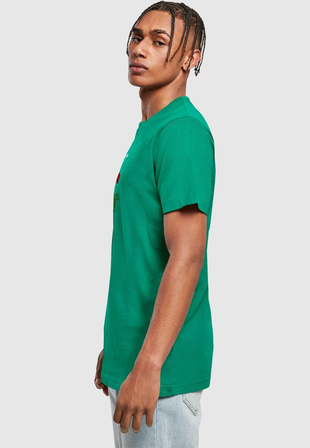 

Футболка с принтом LOST YOUTH ROSE TEE Mister Tee, зеленый