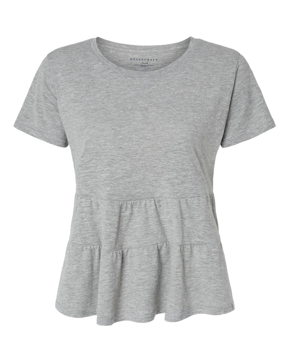 

Женская футболка Willow Boxercraft, цвет oxford heather