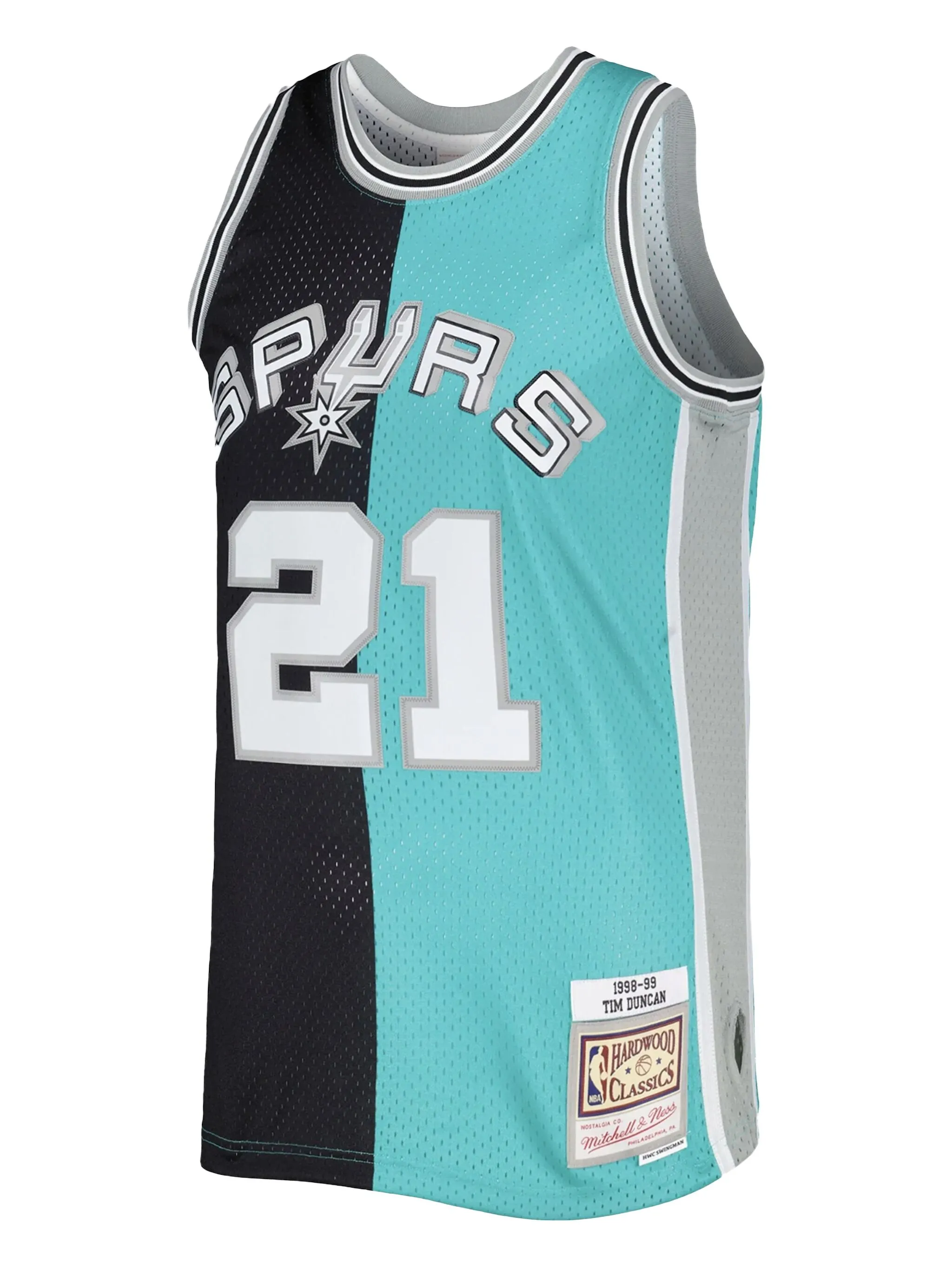 

Топ Tim Duncan NBA San Antonio Spurs 1998 Swingman Mitchell & Ness, синий