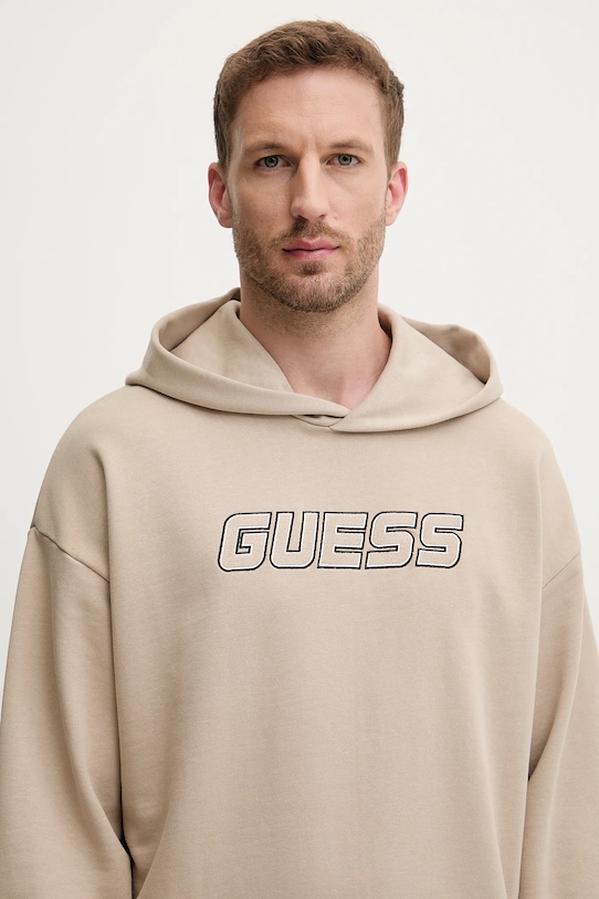 

Хлопковая толстовка MENTORE Guess, бежевый