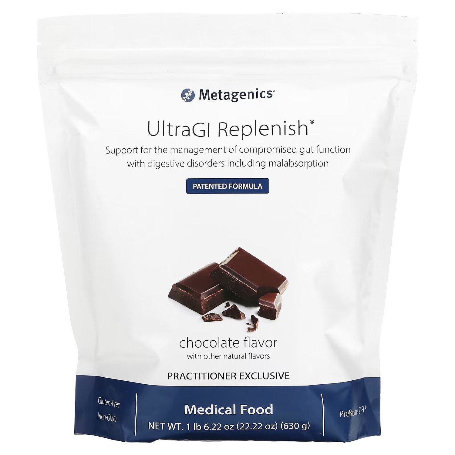 

UltraGI Replenish, шоколад, 22,22 унции (630 г) Metagenics