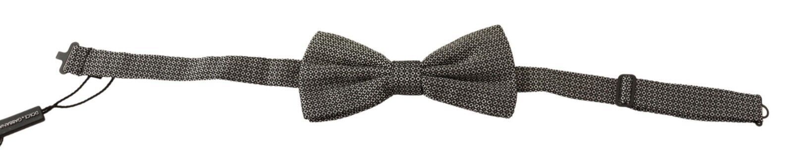 Элегантный разноцветный шелковый галстук-бабочка Dolce & Gabbana — фото 3